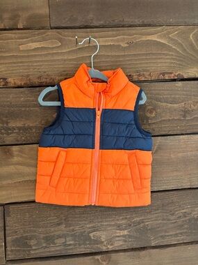 Janie and Jack sleeveless puffer vest 12-18 months